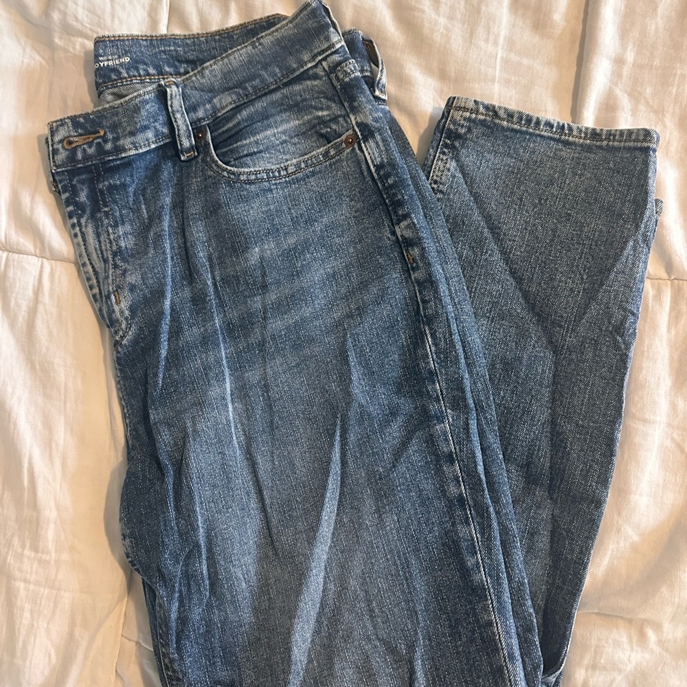 Old Navy Women's Straight Leg Blue Jeans